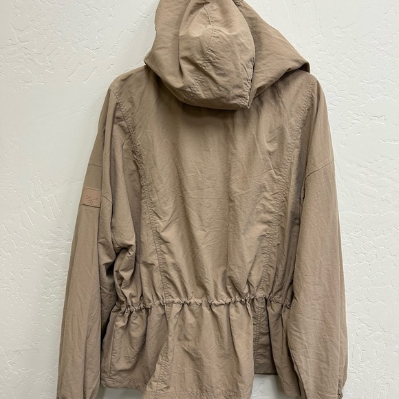 CALIA by Carrie Underwood Tan Hooded Utility Jacket NWT Size: XXL - Picture 3 of 7